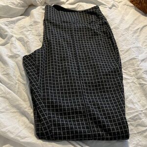 Apt. 9 Black and White Checkered Pants
